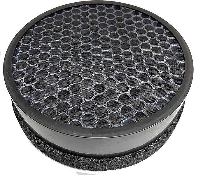 Nispira True HEPA H13 Air Filter Replacement Compatible with hOmeLabs Compact Air Purifier HME020248N 3 Stage Filtration with Night Light Office Bedroom, 3 Units