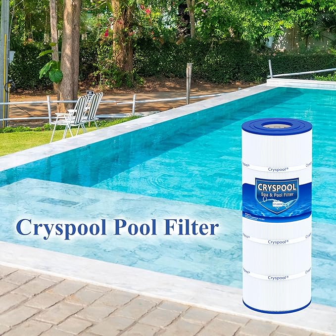 Cryspool® 08056 Filter Compatible with Jandy CS150, X-Stream CC1500, CCX1500RE, Pro Clean 150, PWWCT150, R0462300, PJANCS150, C-8414, FC-1287, 150 Sq. Ft Pool Filter Cartridge, 1 Pack
