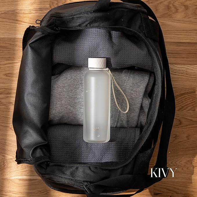 KIVY Tritan Water Bottle 2nd Generation (White Gold, 22oz)-FlexoryFit