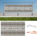 Privacy Screen 4.3' x 32.8' UV Protection 96% Outdoor Privacy Screen, Includes by AYLFBFU