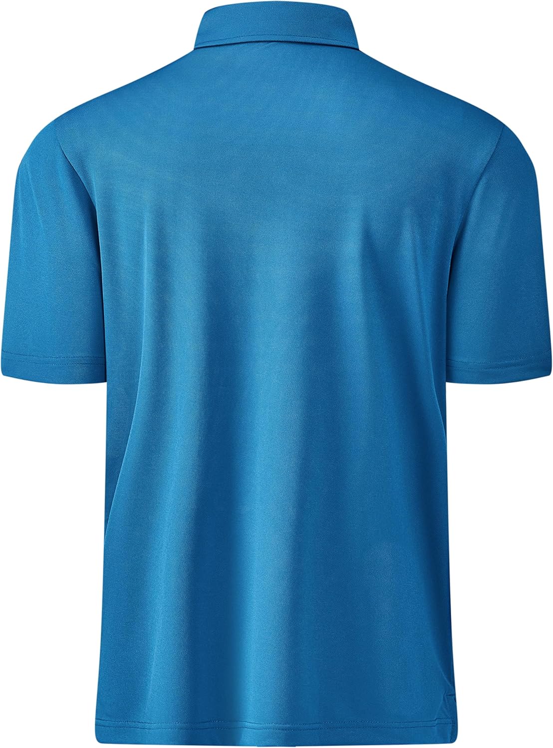 Mens Golf Shirt Short Sleeve Moisture Wicking Dry Fit Performance Solid Casual Pique Collared Golf Polo Shirts for Men