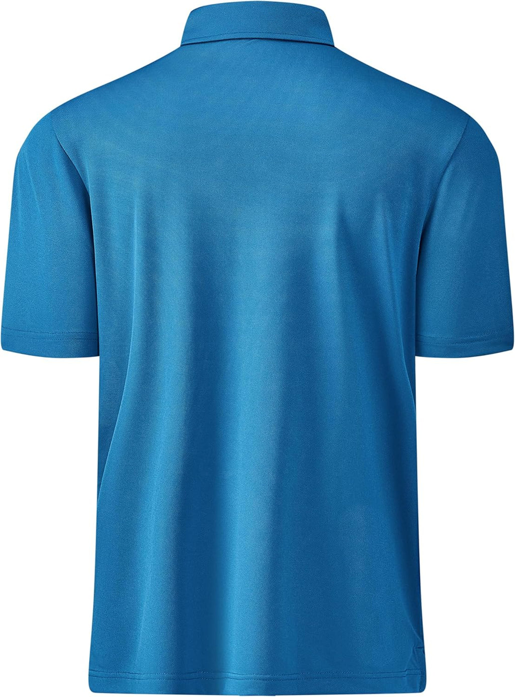 Mens Golf Shirt Short Sleeve Moisture Wicking Dry Fit Performance Solid Casual Pique Collared Golf Polo Shirts for Men