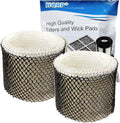 HQRP 2-Pack Wick Filter Compatible with Honeywell HC-888 HC-888N Filter C for HCM-890 HEV320 HCM-890B HCM-890C HEV320B HEV320W HCM-890-20 HCM-890LTG HCM-890MTG HCM-890LWS Humidifiers