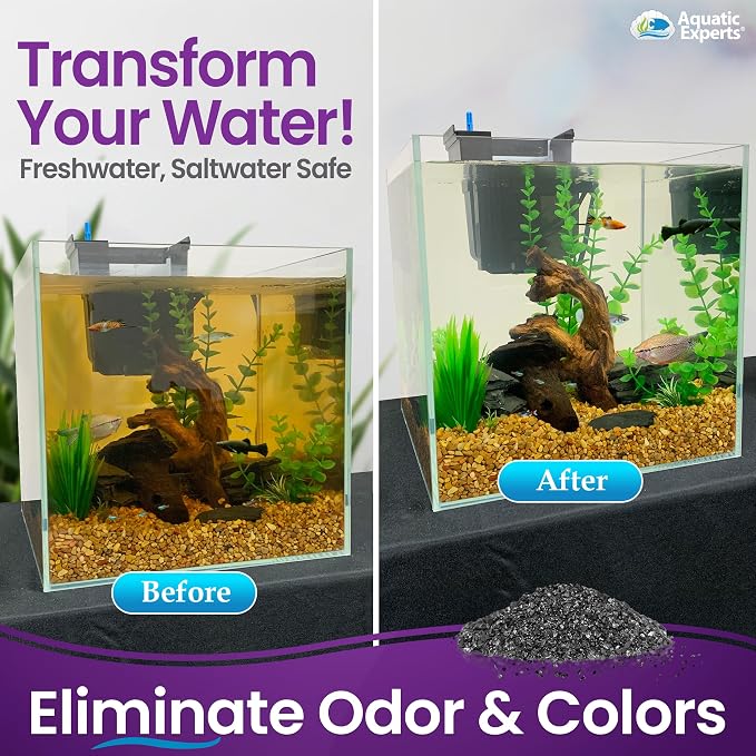 Premium Activated Carbon for Aquariums – 3 lbs Bulk Granulated Charcoal + Four - Image 3