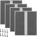 4 Pack S97020466 (HPF30) Range Hood Filter Replacement Compatible with Broan Non-Ducted Range Hood, HPF30 Charcoal Filter, 14.62" x 12.88" x 0.18"