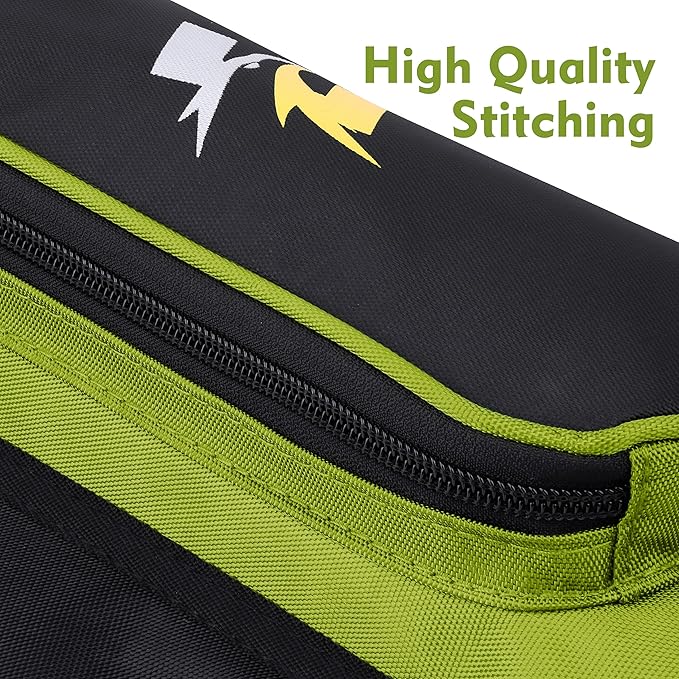 SUNYA Archery Hip Quiver for Arrows. Includes 3 Tubes Arrow Holder, Accessories Pockets and Waist Belt. Fit for Compound and Recurve Bow Practice.