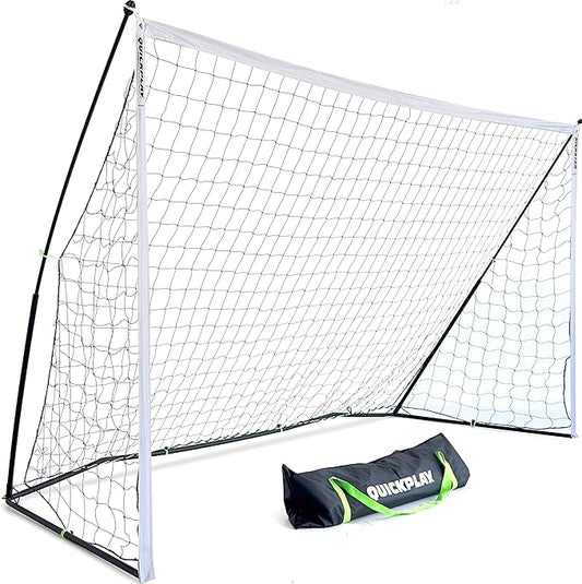 QUICKPLAY Kickster Soccer Goal Range – Ultra Portable | Quick and Easy Set Up | Includes Net and Carry Bag | Available in 7 Sizes | Backyard Soccer Net for Kids & Adults [Single Goal]