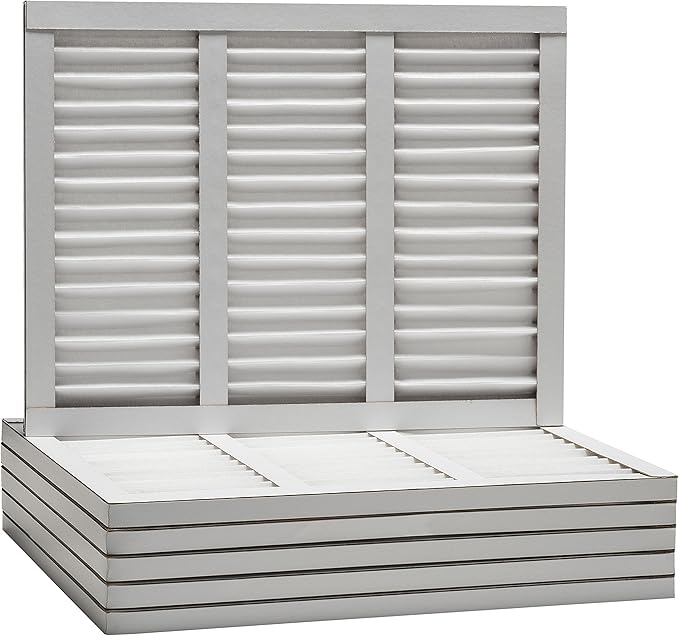Aerostar 20x25x2 MERV 8, Pleated Air Filter, 20x25x2, Box of 4, Made in the USA