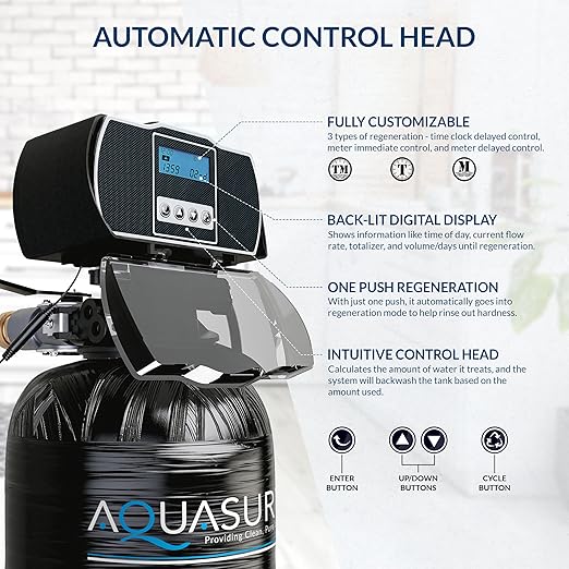 Aquasure Harmony Series 32, 000 Grains Whole House Water Softener Bundle - Image 6