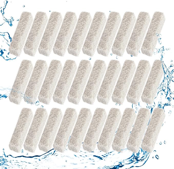30 Count Ammonia Reducer Filter Pads for Aqueon - Replacement Filter Cartridges Small for Aqueon QuietFlow LED PRO Model 10
