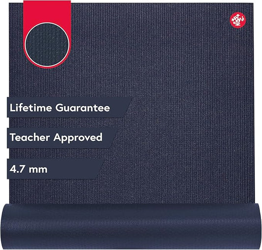 Manduka PROlite Yoga Mat 71" - 4.7mm | Lifetime Durability | Hygienic Construction | Teacher Approved | 71 x 24 inches-FlexoryFit