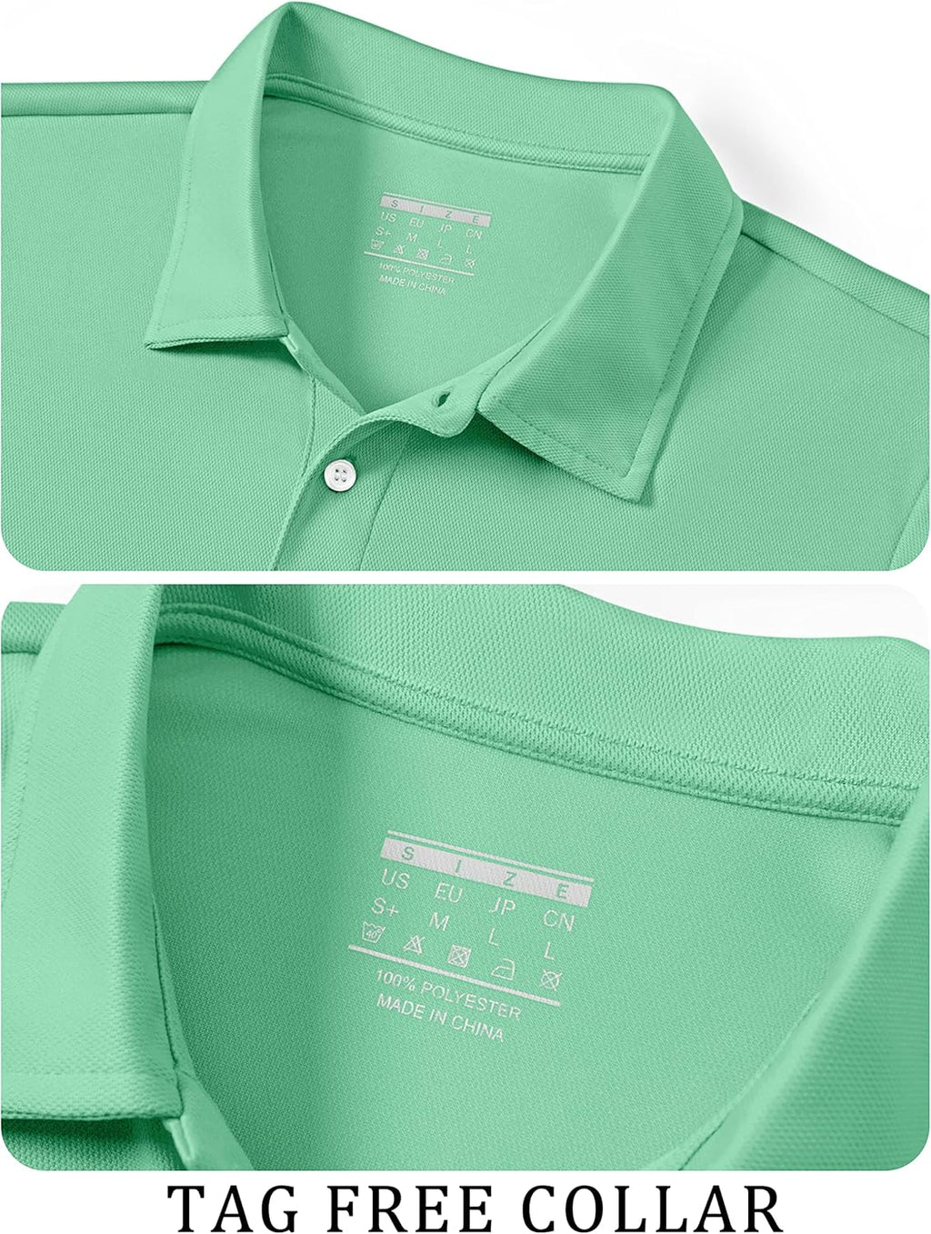 TACVASEN Mens Golf Shirt Dry Fit Mens Polo Shirts Short Sleeve Performance Golf Polos for Men with Collar Work Shirts