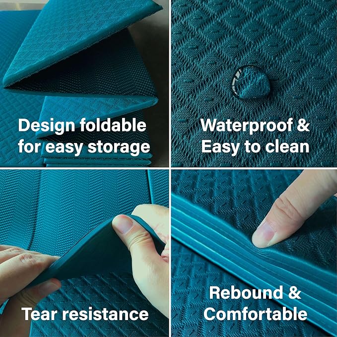 Foldable Yoga Exercise Mat – Lightweight, Anti-Slip, and Easy to Store for Yoga, Pilates, Home Workouts, and Floor Exercises-FlexoryFit