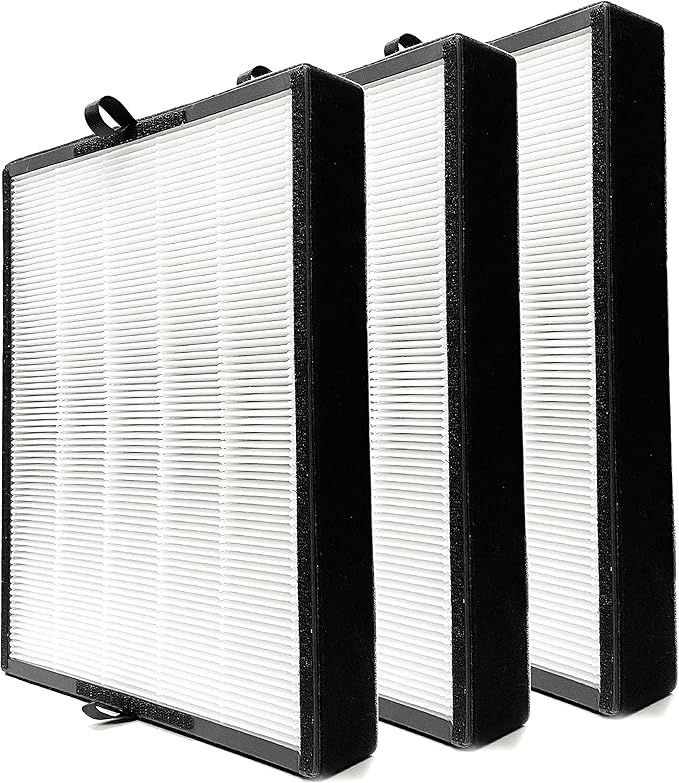 Nispira True HEPA Filter Replacement Compatible with Breathe 45i Smart Flex Air purifier. Compared to Part B4-Odor, 3 Packs