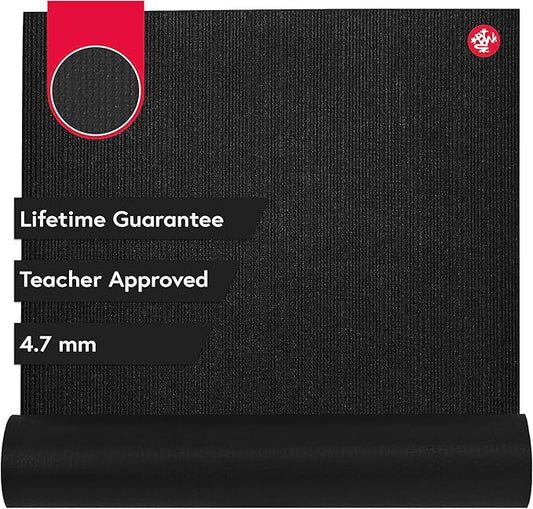 Manduka PROlite Yoga Mat 71" - 4.7mm | Lifetime Durability | Hygienic Construction | Teacher Approved | 71 x 24 inches-FlexoryFit