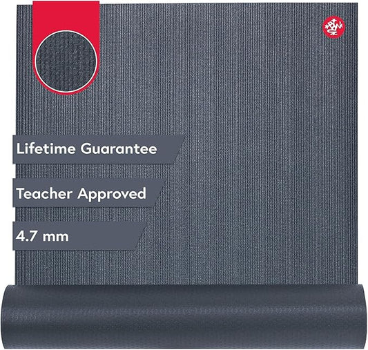 Manduka PROlite Yoga Mat 71" - 4.7mm | Lifetime Durability | Hygienic Construction | Teacher Approved | 71 x 24 inches-FlexoryFit