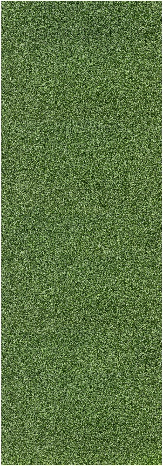 Ottomanson Artificial Turf Golf Hitting Mat 3' x 16' Indoor/Outdoor Waterproof Synthetic Fake Grass for Putting Practice Baseball Football Sports Gym Backyard, Custom Size 2' up to 30'