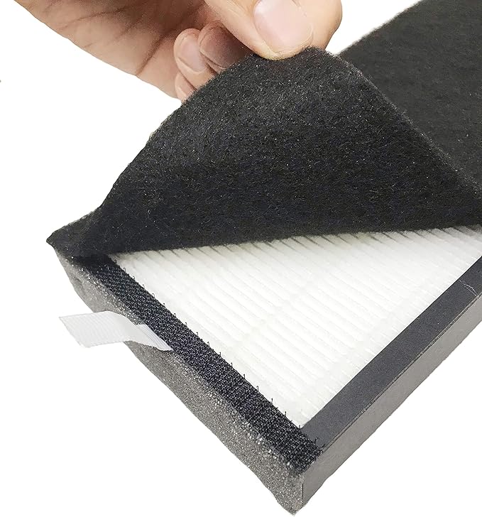 Nispira True HEPA Filter Carbon Pre Filter Compatible with Alen Breathe T500 Smart Tower Air Purifier. Compared to Part TF60, 3 Packs