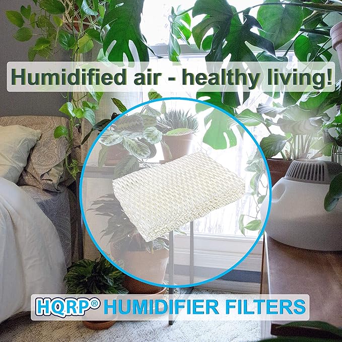 HQRP Humidifier Wick Filter Compatible with Graco 2H01 Replacement for Graco 2H00 / TrueAir 05510 Cool Mist 1.5 Gallon Humidifiers