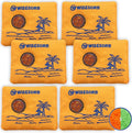 50g x 6 Packs Rechargeable Desiccant Packs, Orange Indicating Silica Gel Packets, Moisture Absorber for Storage, Seeds, 3D Filaments, Electronics, Safes, Luggage - Reusable Dehumidifier Bags