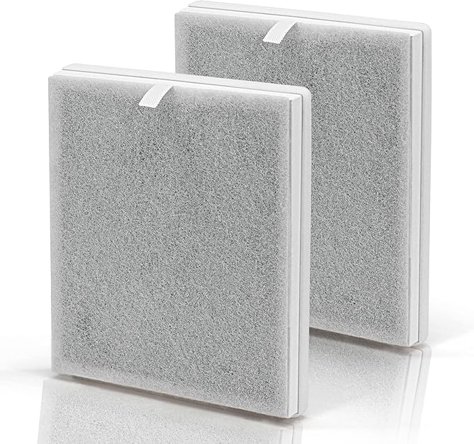 PEAIRPLG Replacement Filter Compatible with Pure Enrichment Air Puri-fier Filter, PureZone 3-in-1 True HEPA Air Puri-fier (for Medium-Large Room) Part# PEAIRFIL, Efficient 3-Stage Filtration, 2 Packs