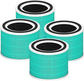 Core 300 Toxin Absorber Replacement Filter for LEVOIT Core 300, Core 300S and Core 300-P Air Purifier, 3-in-1 H13 True HEPA Filter Replacement, Compared to Part # Core 300-RF-TX, 4 Pack, Green