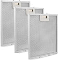 Updated W10169961A Range Hood Filter Replacement 10.5 X 12 in Fit for Whirlpool Hoods KXI2536YSS JVI0636LS0 GXW6530DXS3 Replaces W10875058 W11245983 Hood Vent Grease Filter by AMI PARTS (3 pack)
