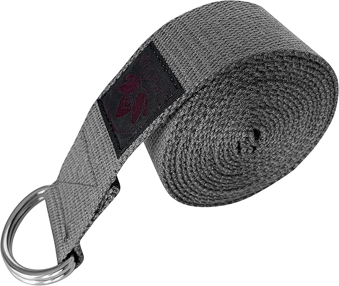 Clever Yoga - 8 ft Yoga Strap for Exercise & Physical Therapy, Leg Stretching Strap Yoga Accessories & Stretching Equipment, Leg Stretcher for Women & Men, Home Workout Essentials-FlexoryFit