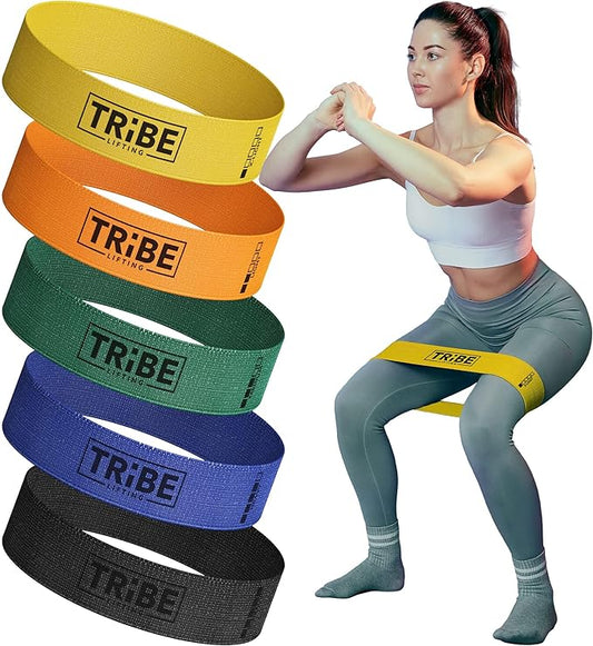 Fabric Resistance Bands for Working Out - Booty Bands for Women and Men - Exercise Bands Resistance Bands Set - Workout Bands Resistance Bands for Legs - Fitness Bands-FlexoryFit