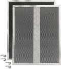 Upgraded Range Hood Activated Carbon Filter S99010308 Suitable for Bro-an Nut-one BPSF30 QS WS and GE WB02X10707 Ductless Range Hood Deodorising Filter 10.8 x 13.3 inches 2-pack