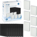 Fette Filter Set - HEPA Filter for Honeywell Air Purifier HPA300, HPA304, HPA8350, HPA5350, HPA5300B. 6 Hepa + 8 Pre-Filters