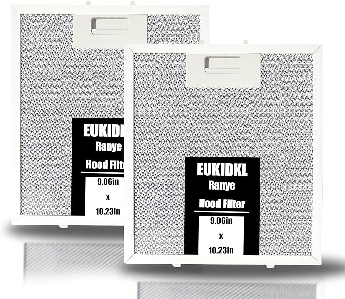 Range Hood Grease Filter Replacement S97018029 10.25x9x0.35Inch 5 Layer Mesh Hood Vent compatible with Broan B5 Series (2pack) replacement parts for range hoods