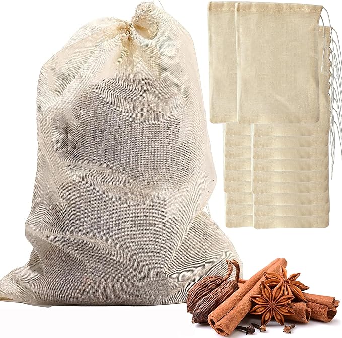 MyLifeUNIT Soup Bags, Soup Socks for Cooking, 4" x 6", Set of 20
