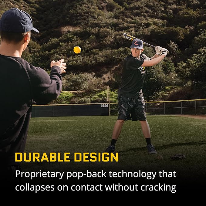 SKLZ Youth Baseball Tees: Boost Young Players' Swing with Durable, Adjustable Training Equipment - Perfect for Developing Skills and Confidence
