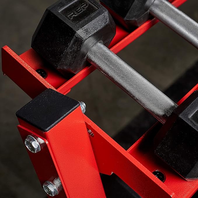 REP Fitness Rubber Hex Dumbbell Set, Adjustable Weight Pairs, Home Gym Equipment, Strength Training For Men Women, Black Coated Grips, Workout Rack Storage Optional, Heavy Lb Free Weights-FlexoryFit