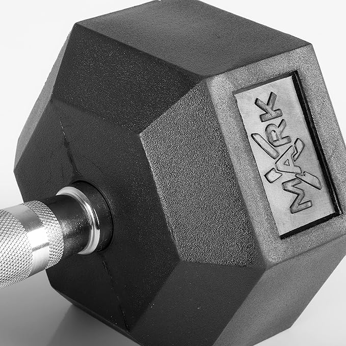 XMARK Dumbbell Set with Rack, Weights Dumbbells, Multiple Free Weights and Horizontal Storage for Home Gym Strength Training, Storage Rack Color Options-FlexoryFit