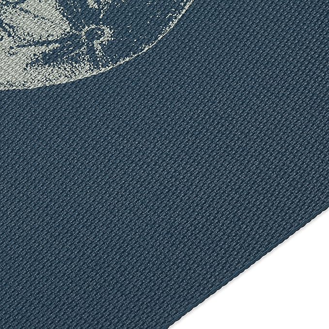 Gaiam Yoga Mat - Premium 6mm Print Reversible Extra Thick Non Slip Exercise & Fitness Mat for All Types of Yoga, Pilates & Floor Workouts (68" x 24" x 6mm Thick)-FlexoryFit