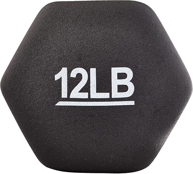 Amazon Basics Neoprene Dumbbell Hand Weights for Exercise and Muscle Toning-FlexoryFit